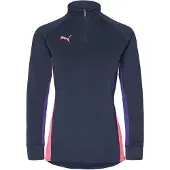 Puma Træningstrøje IndividualBlaze 1/4 Lynlås - Navy/Lilla Kvinde, størrelse X-Small