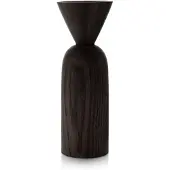 Applicata Shape cone vase Sortbejdset eg