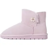 Gooce Snowboots 'Becci' guld / pastelpink