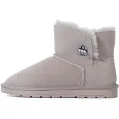 Gooce Snowboots 'Becci' sølv / offwhite