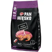 PAN MIĘSKO Kalvekød Med Rejer Lille Kattemad 5kg