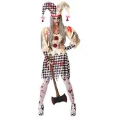 Atosa Blodigt Harlekin-kostume