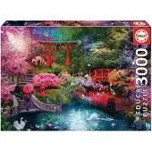 Educa Puslespil 3000 Japansk Have