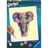 Ravensburger CreArt Malesæt - Funky Elephant - - OneSize - Kreasæt
