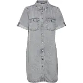 Vero Moda Blusekjole 'Jennie' grey denim