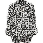 Soaked in luxury Bluse 'Zaya' sort / hvid