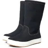 Boat Boot None Lace Leather Gummistøvler