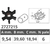 Jabsco 4528 Original Impeller