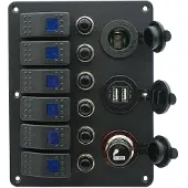 Oem Marine Panel Med 6 Afbrydere
