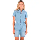 Hurley Oceancare Denim Kortærmet Romper