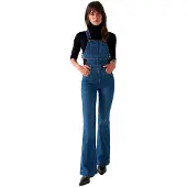 Salsa Jeans Glamour Flare Fit ærmeløs Overall