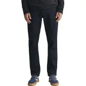 Gant Ganttil mænd. 1000260 Navy Slim Fit Jeans (30/34), Casual, Bomuld, Denim, Bæredygtig, Blå