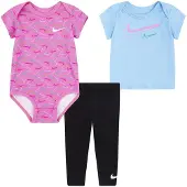 Nike Kids Swoosh Logo Kortsærmet Sæt 3 Enheder