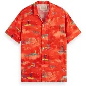 Scotch & Soda 177054 Kortærmet Skjorte