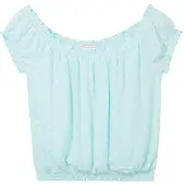Tom Tailor Cropped Allover Printed ærmeløs Bluse