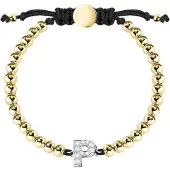 La Petite Story Boules Letter P Armbånd