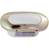 Goldenship Oval Indendørs/udendørs Hvid Led-lampe På 55 Ma 12v