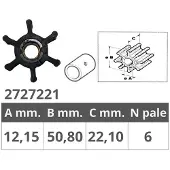 Jabsco 653-0001 Original Impeller