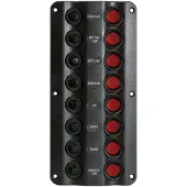 Talamex Switchpanel Wave Design 8 Kontakter 12v
