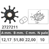 Jabsco 18653 Original Impeller