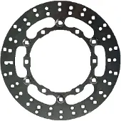 TRW Bremseskive med ABE MSW268,DIAM267MM,FLYD.
