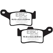 EBC Fa-series Organic Scooter Fa631 Bremseklodser