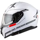 Nzi Go Rider Stream Solid Fullface-hjelm