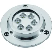 A.a.a. Ip68 6x3w Rund Undervands Hvid Led-lampe