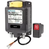 Blue Sea Systems Fjernbetjent Batteriafbryder Med Manuel Isolator 24v