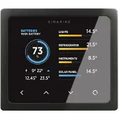 Simarine Monteringspanel Batteridisplay
