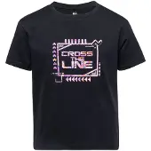 IQ børne-T-shirt med korte ærmer Dafi Jrg, sort, str. 158