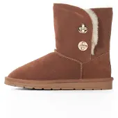 Gooce Boots 'Bella' brun / guld / sort / hvid
