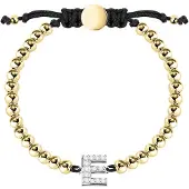 La Petite Story Boules Letter E Armbånd