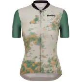 Santini Marble Slim Fit Kortærmet Trøje