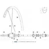Mavic Aksium Elite Ust Disc 650b Baghøjre Eger 12 Enheder