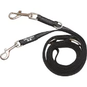 JULIUS K-9 K9 C&G dressurline, sort/grå 14mm/2,2m