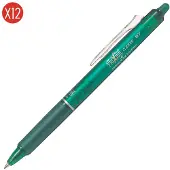 Pilot Pen Pilot FriXion Clicker grøn medium 0,7 mm - (12 stk.)
