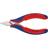 Knipex 77 72 115, Diagonal tang, Stål, Plast, Blå, Rød, 115 mm, 69 g