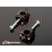 Renthal 36 Offset 5 Mm 1042008 Styrforhøjere