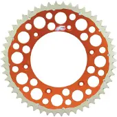 Renthal 2240-520 Grooved Twinring Bagtandhjul
