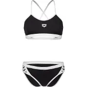 Arena Bikini 'ICONS' sort / hvid