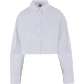 Urban Classics Cropped Oversize Langærmet Bluse