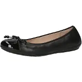 Caprice Ballerina, black, made of Leather and textile, Size 37