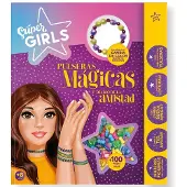 Super Girls Kreativt Sæt Med Magiske Armbånd Og Venskabsdagbog