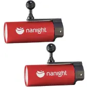 Nanight Kit Dual Sport Video Charge Port 2 Units Dykkerlygte