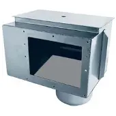 AstralPool Rustfrit Stål 00254 A-100 Skimmer I Sugetilslutning 2´´ Gevind