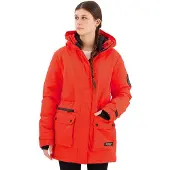 Superdry Superdrytil kvinder. W5011596A Vatteret parka City rød (M), Casual, Polyester