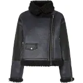 Pepe Jeans Pepe Jeanstil kvinder. PL402452 Brooklyn-jakke navy (S), Casual, Polyester, Blå