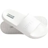 Superdry Superdrytil kvinder. WF310185A Flip flops med Code-logo hvid (40/41), Fast, Ingen, Casual, Badetøj