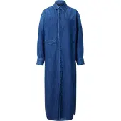 G-Star Long Tab Shirt Dress - Dark blue - Women